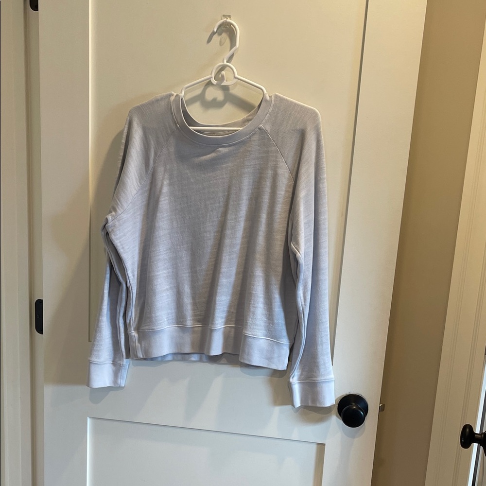 J. Crew Light Blue Crew Neck Sweater